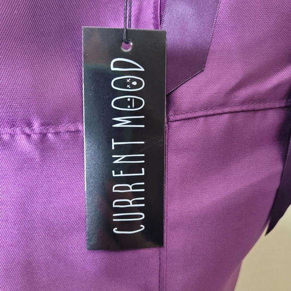 Current Mood Pixie Stardust Mini Dress In Purple Dolls Kill NWT L Whimsigoth - Picture 7 of 8